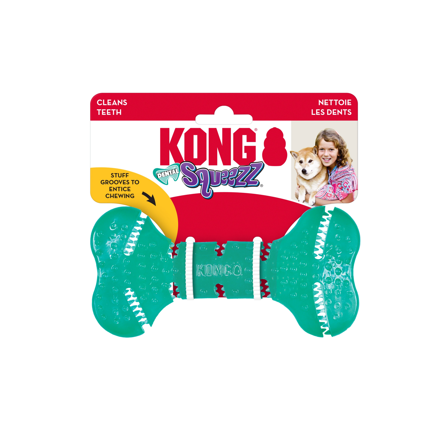 KONG Squeezz Dental Bone