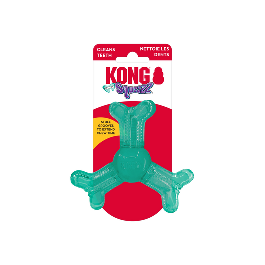 KONG Squeezz Dental Roller Bone