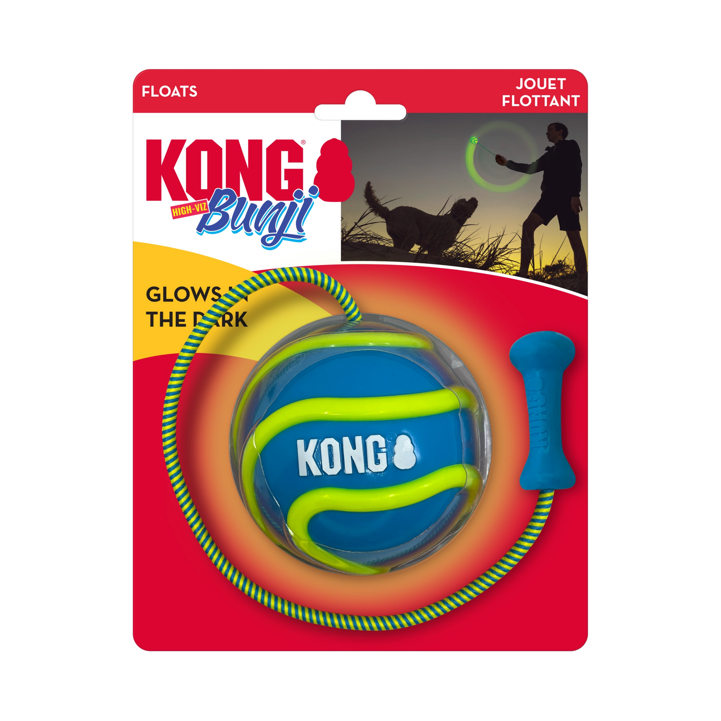KONG Bunji High-Viz Ball Assorted