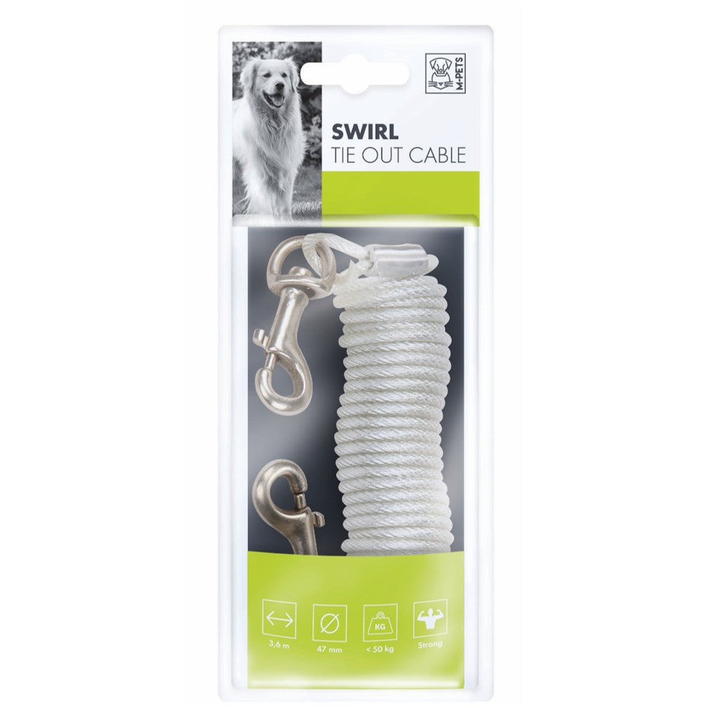 MPETS SWIRL TIE OUT CABLE up to 50kg