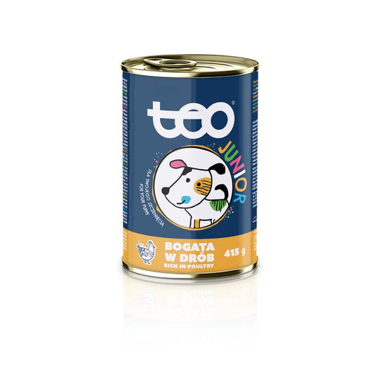 TEO Junior Wet Dog Food - Rich in Chicken 415Gr