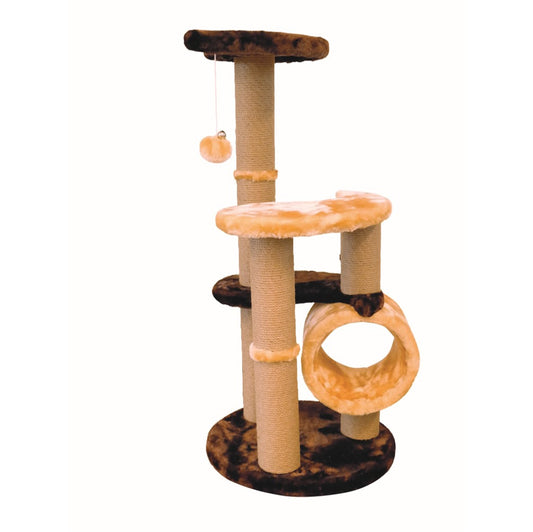 MPETS VENTOUX Cat Tree - Brown Jute