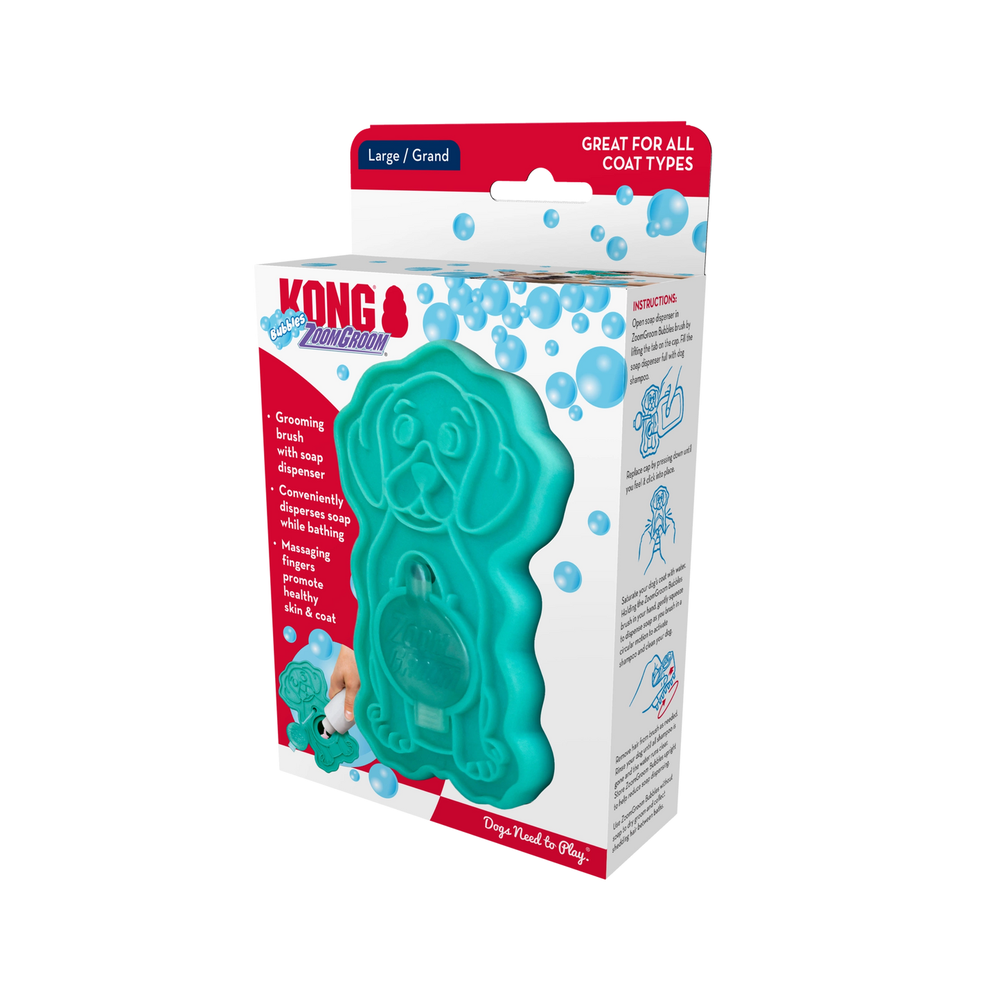 KONG ZoomGroom Bubbles