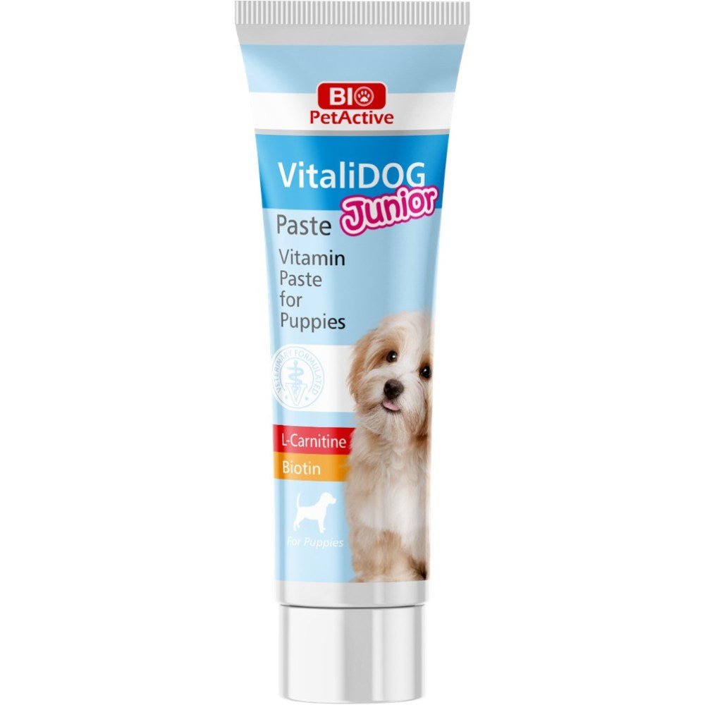 BIO PETACTIVE VITALIDOG JUNIOR PASTE 100ml - Petzone Kenya