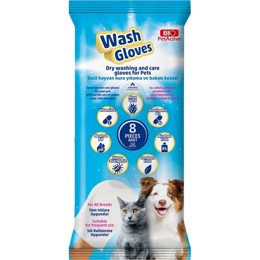 BIO PETACTIVE WASH GLOVES - Petzone Kenya