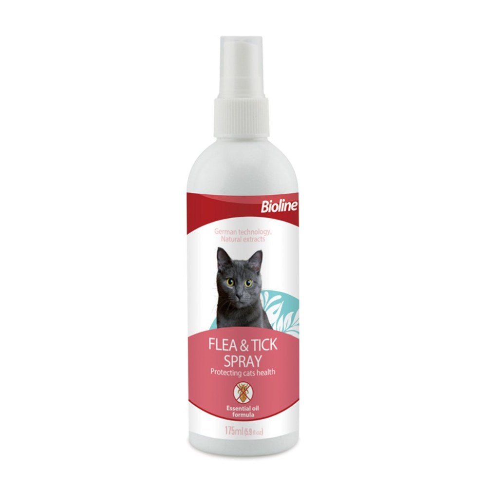 BIOLINE CAT FLEA AND TICK SPRAY - Petzone Kenya