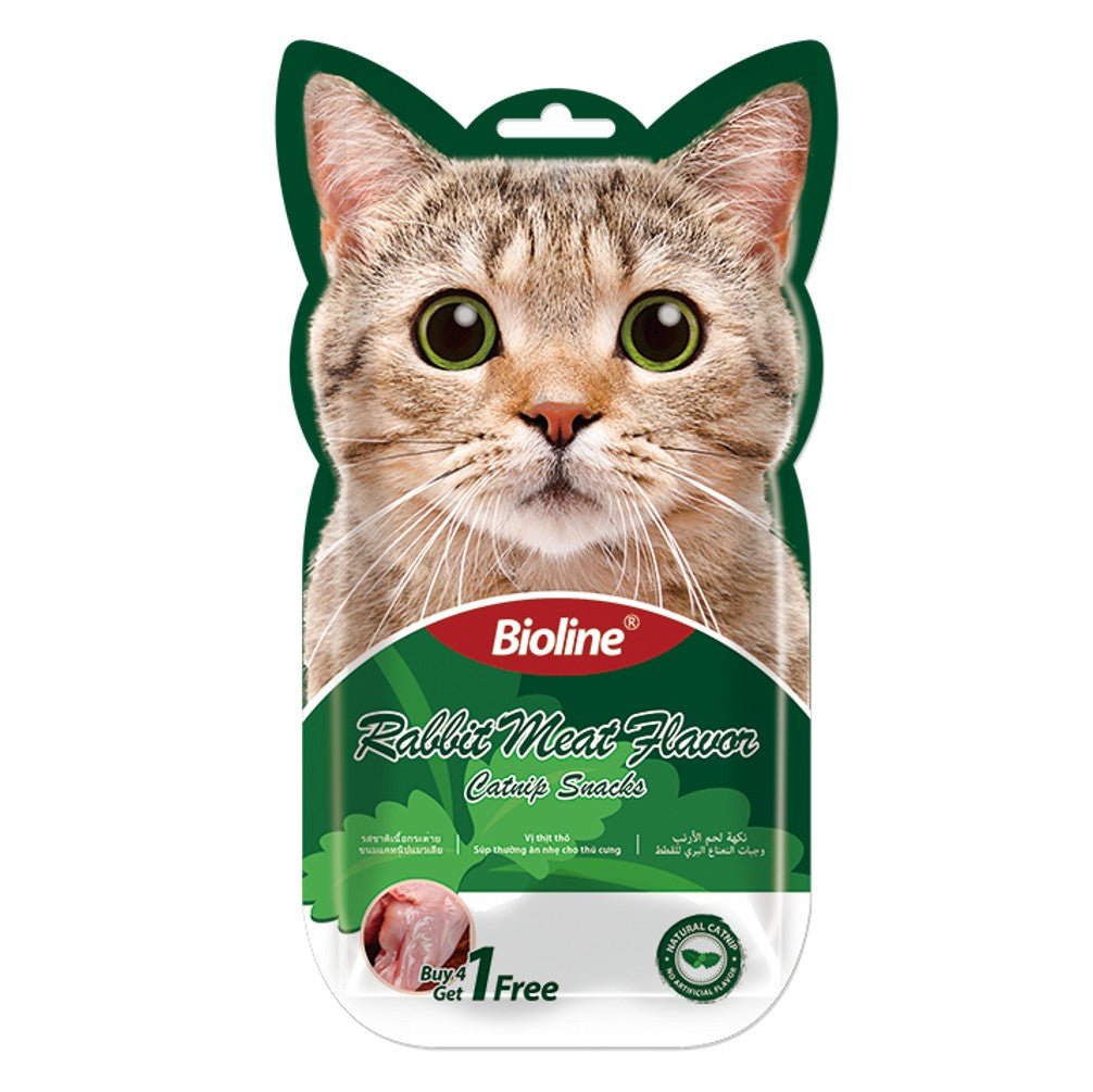 BIOLINE Catnip Snacks - 15Gr x 5pcs - Petzone Kenya