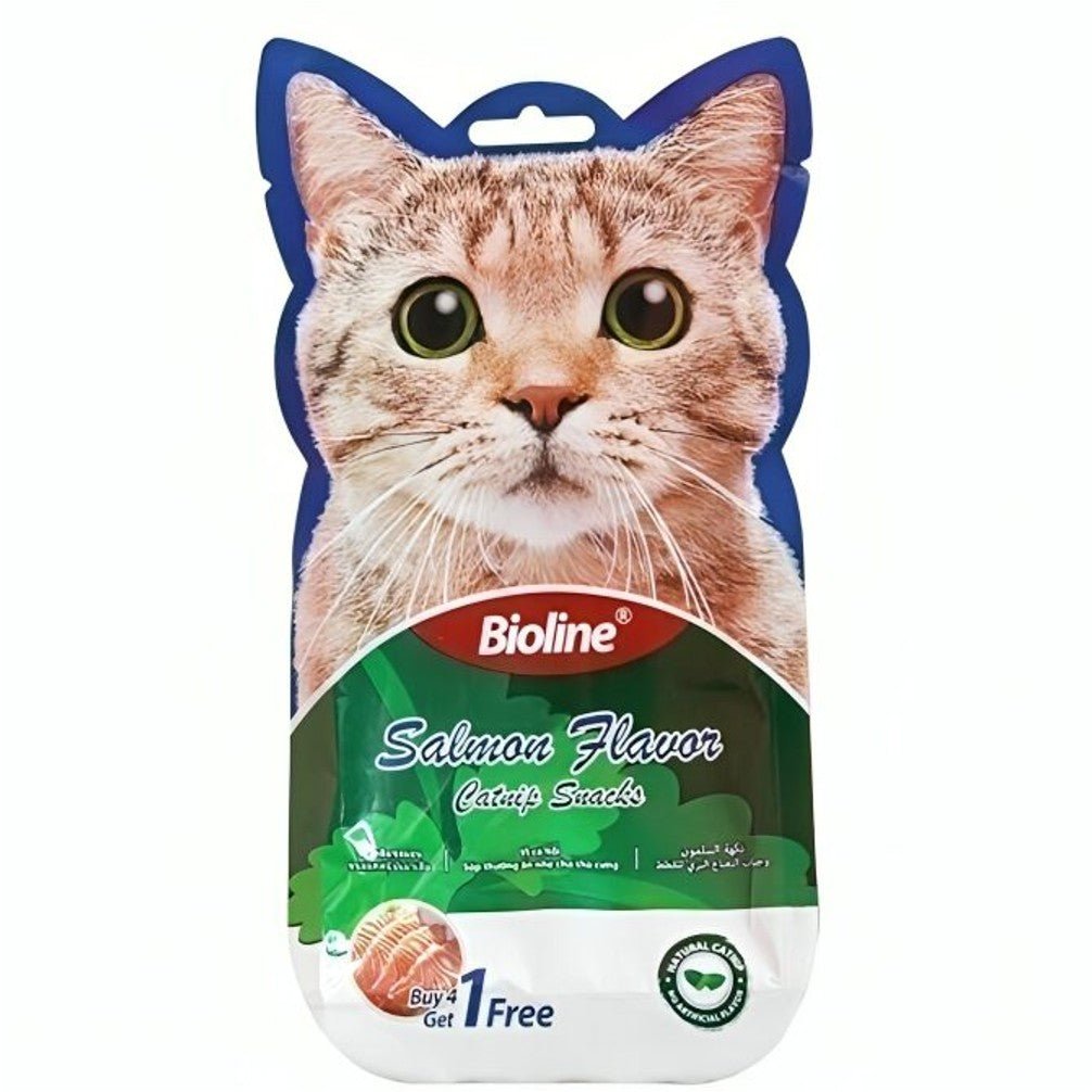 BIOLINE Catnip Snacks - 15Gr x 5pcs - Petzone Kenya
