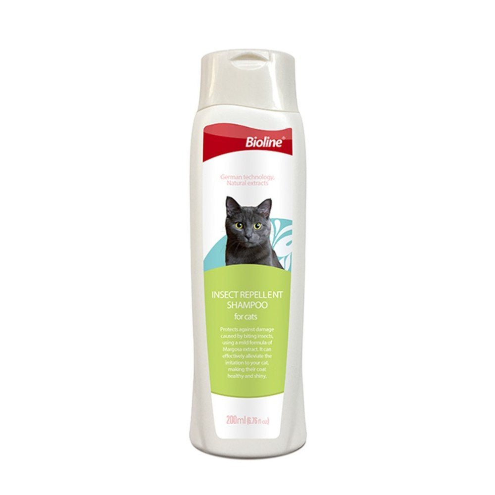 BIOLINE INSECT REPELLANT SHAMPOO FOR CATS - Petzone Kenya