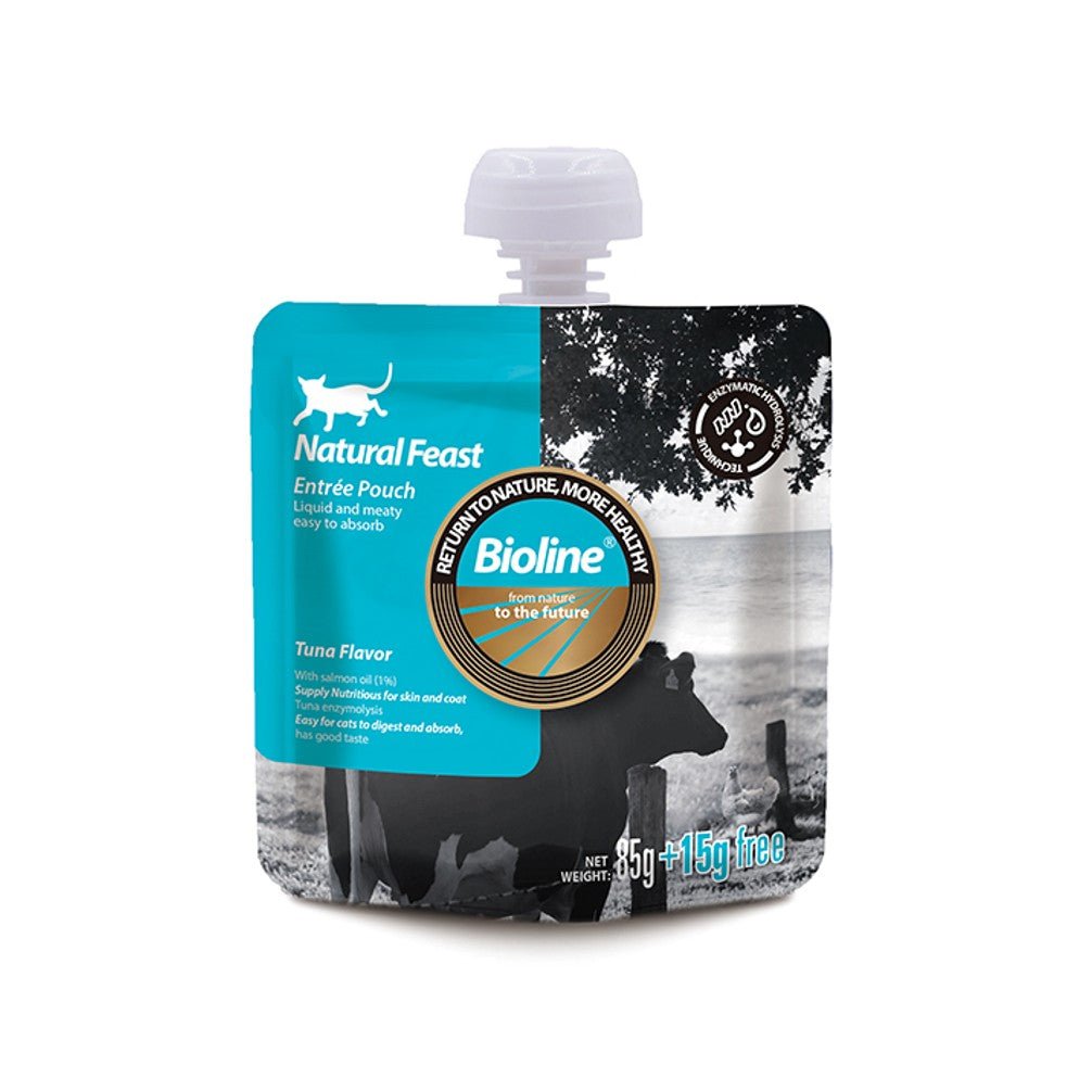 BIOLINE Natural Feast Entree Pouch Cat Food 85g - Petzone Kenya