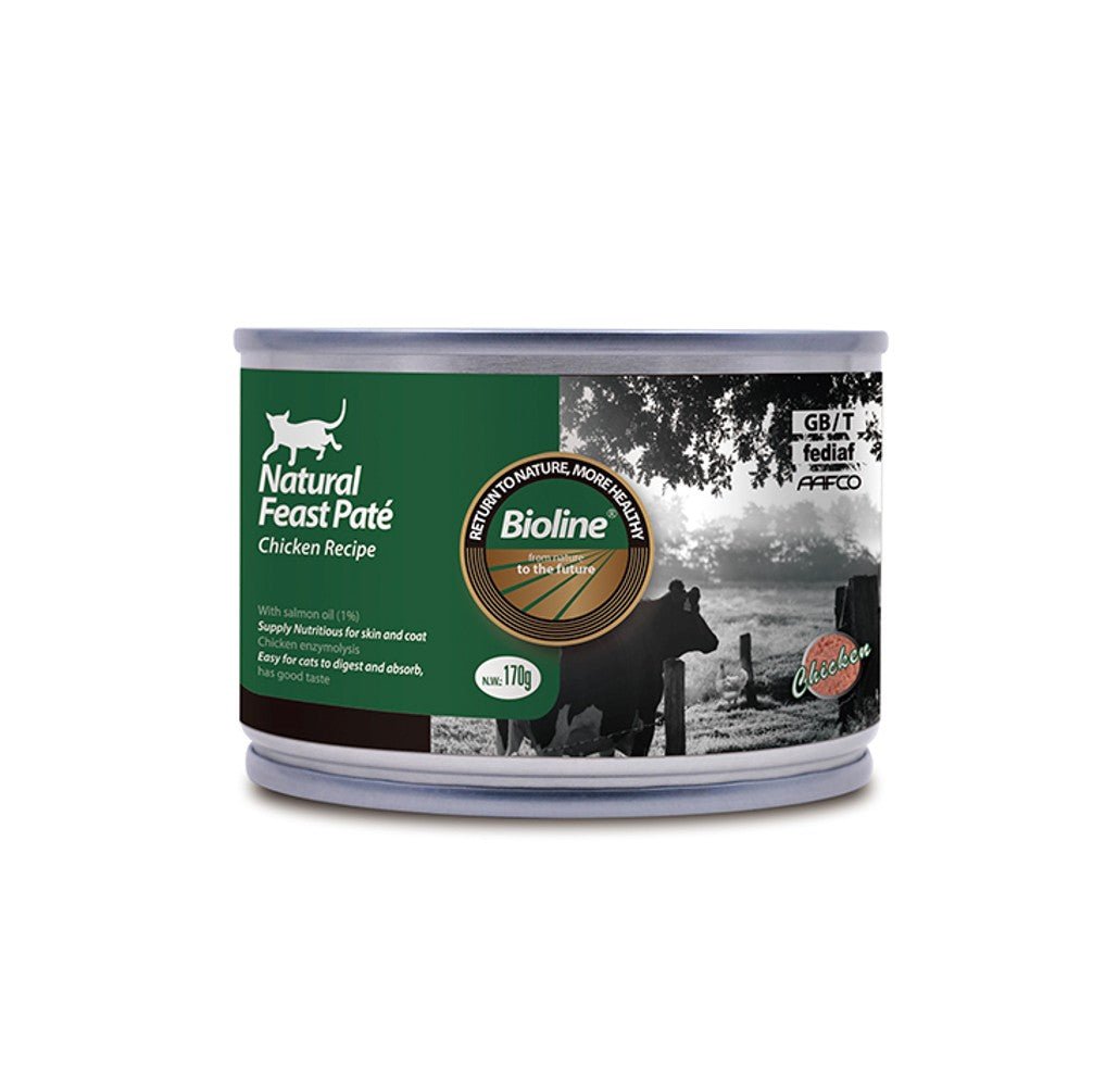 BIOLINE Natural Feast Pate Cat Can 170g - Petzone Kenya