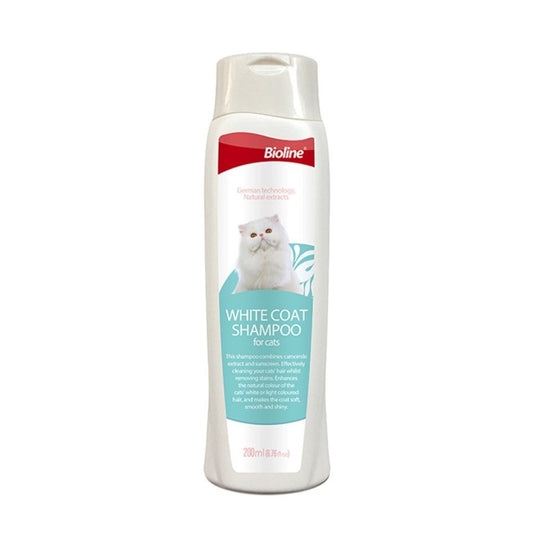 BIOLINE WHITE COAT SHAMPOO FOR CAT - Petzone Kenya