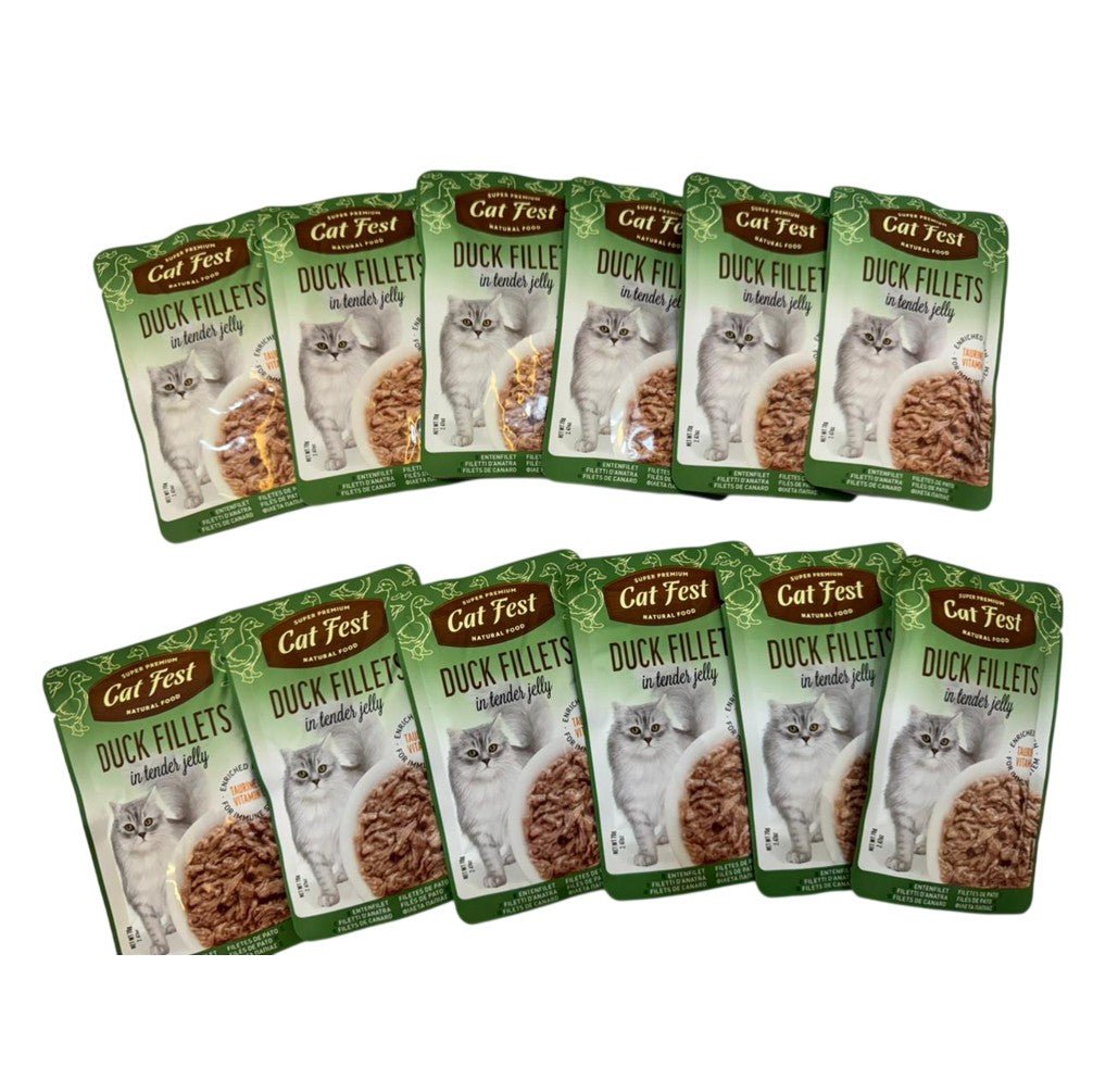 CAT FEST Adult Cat Food Pouches in Tender Jelly 70Gr - 12 Pack - Petzone Kenya