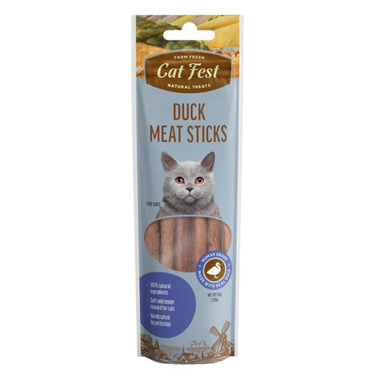 CAT FEST Duck Meat Sticks - 45Gr - Petzone Kenya