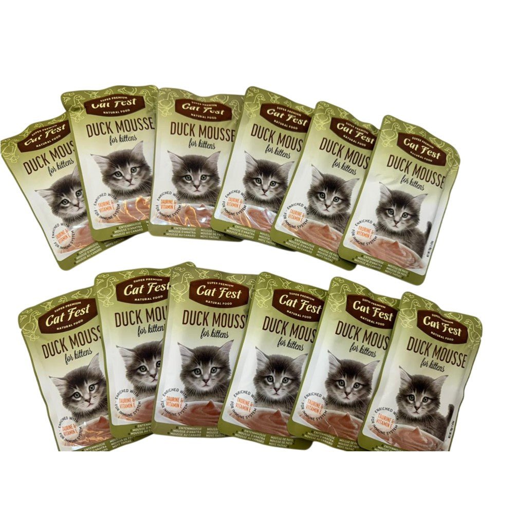 CAT FEST Kitten Food Mousse Pouches 70Gr - 12 Pack - Petzone Kenya
