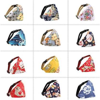 Cat Bandana With Collar (Sm) 18-33cm