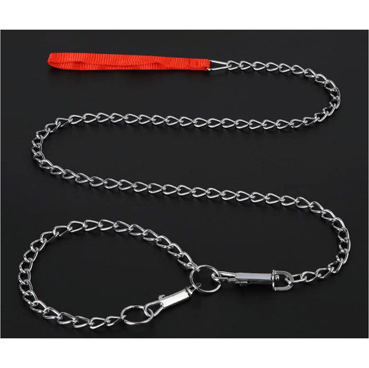 Chain Leash With Collar - Petzone Kenya