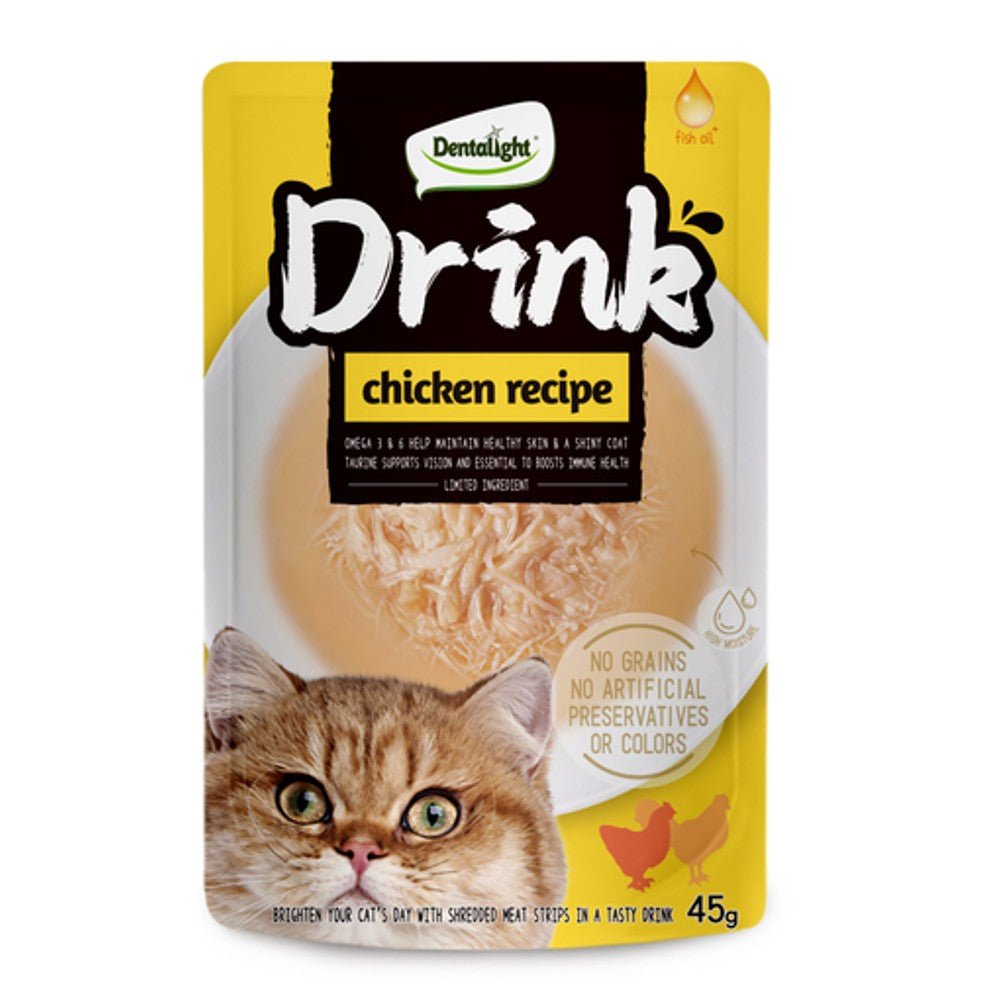 Dentalight Cat Drink - Chicken Recipe 45g - Petzone Kenya