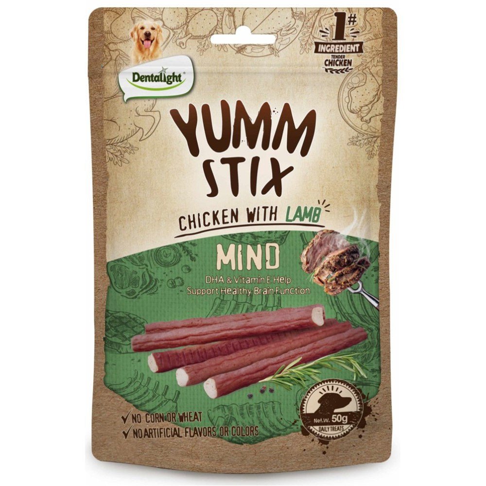 Dentalight Yumm Stix Dog Treats - Chicken with Lamb (Mind) 50Gr - Petzone Kenya
