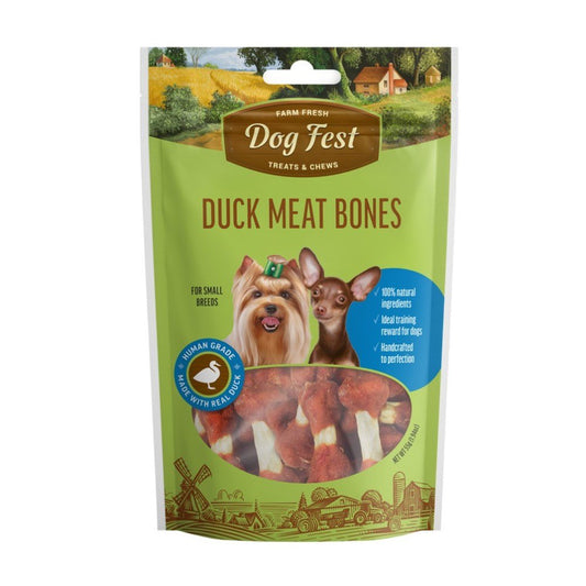 DOG FEST Duck Meat Bones for Small Breeds - 55Gr - Petzone Kenya