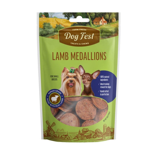 DOG FEST Lamb Medallions for Small Breeds - 55Gr - Petzone Kenya