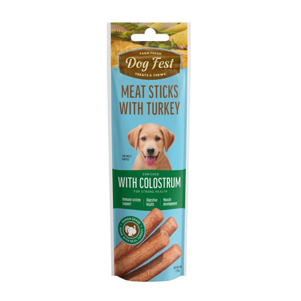 DOG FEST Puppy Turkey Stick With Colostrum - 45Gr - Petzone Kenya