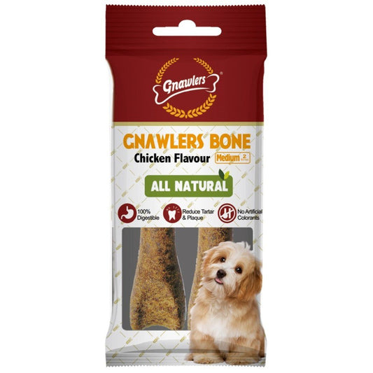 Gnawlers 4.5" Medium Bone (2Pcs) - 95Gr - Petzone Kenya