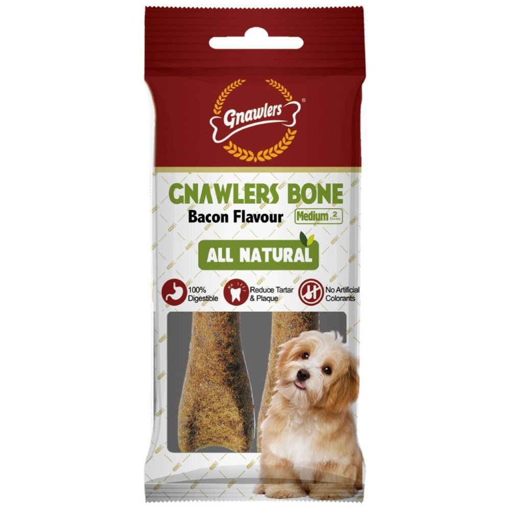 Gnawlers 4.5" Medium Bone (2Pcs) - 95Gr - Petzone Kenya