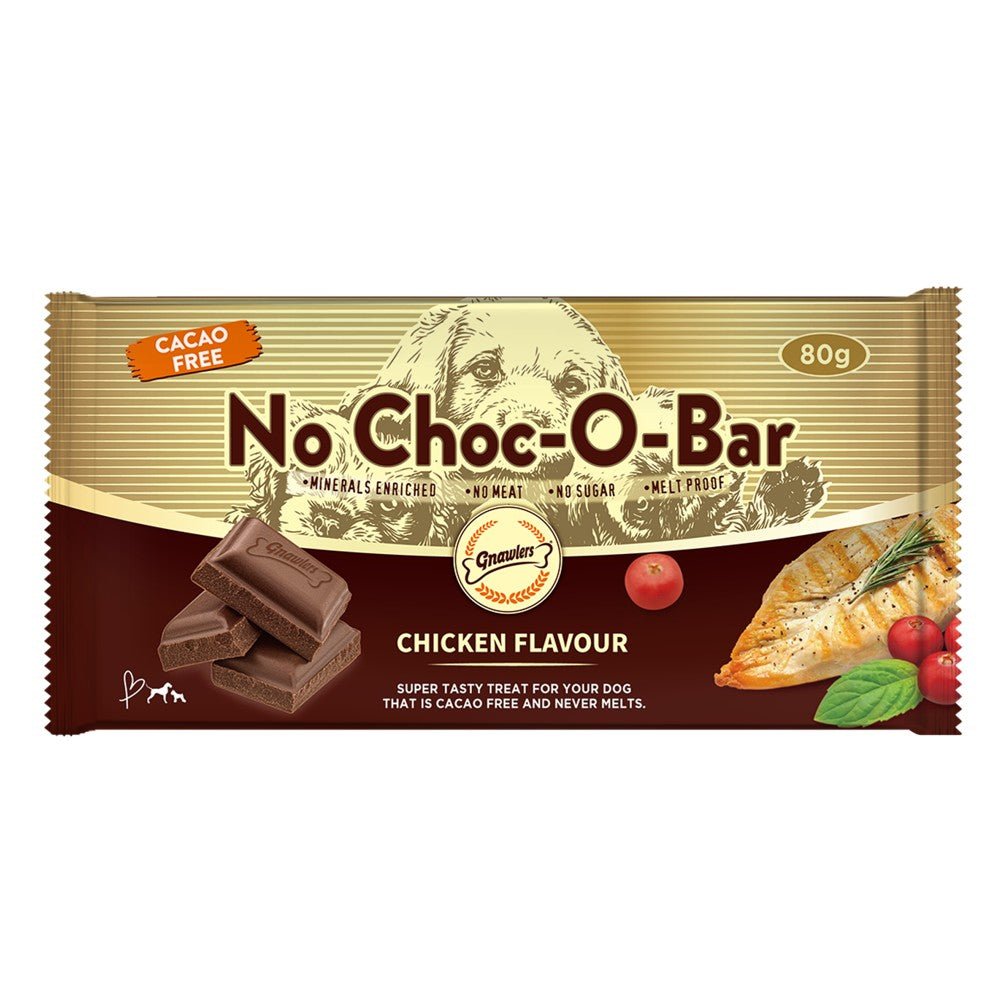 Gnawlers No Choc - O - Bar (Chicken Flavour) 80Gr - Petzone Kenya