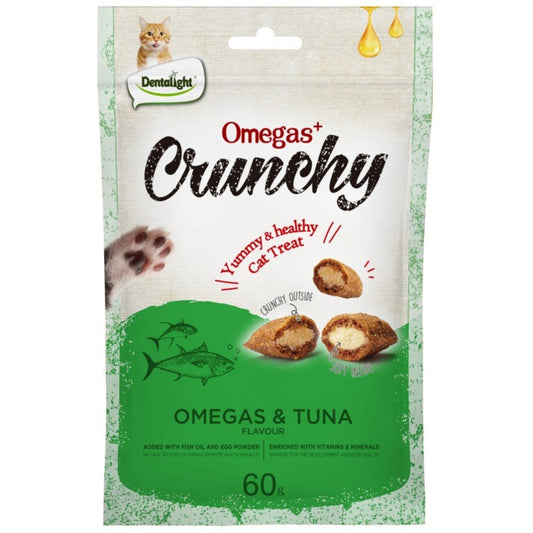 Gnawlers Omegas+ Crunchy Cat Treats Tuna Flavor 60Gr - Petzone Kenya