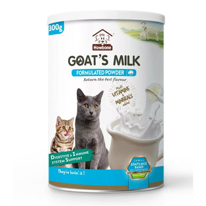 Howbone Goat's Milk - Formulated Powder for Cats 300g - Petzone Kenya