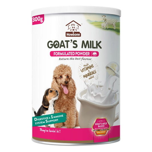 Howbone Goat's Milk - Formulated Powder for Dogs 300g - Petzone Kenya