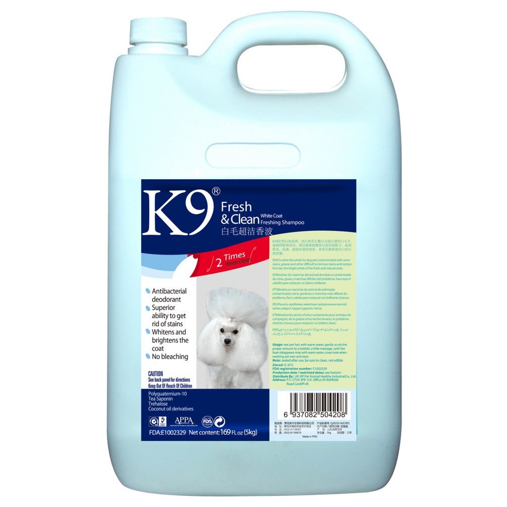 K9 White Coat Freshing Shampoo for Dogs - Petzone Kenya