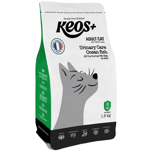 KEOS+ Adult Cat Urinary Care - Ocean Fish - Petzone Kenya