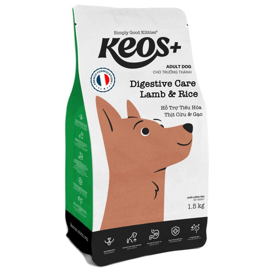 KEOS+ Adult Dog Digestive Care – Lamb & Rice - Petzone Kenya