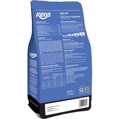 KEOS Adult Dog Food - Ocean Fish & Vegetables 1.5Kg - Petzone Kenya