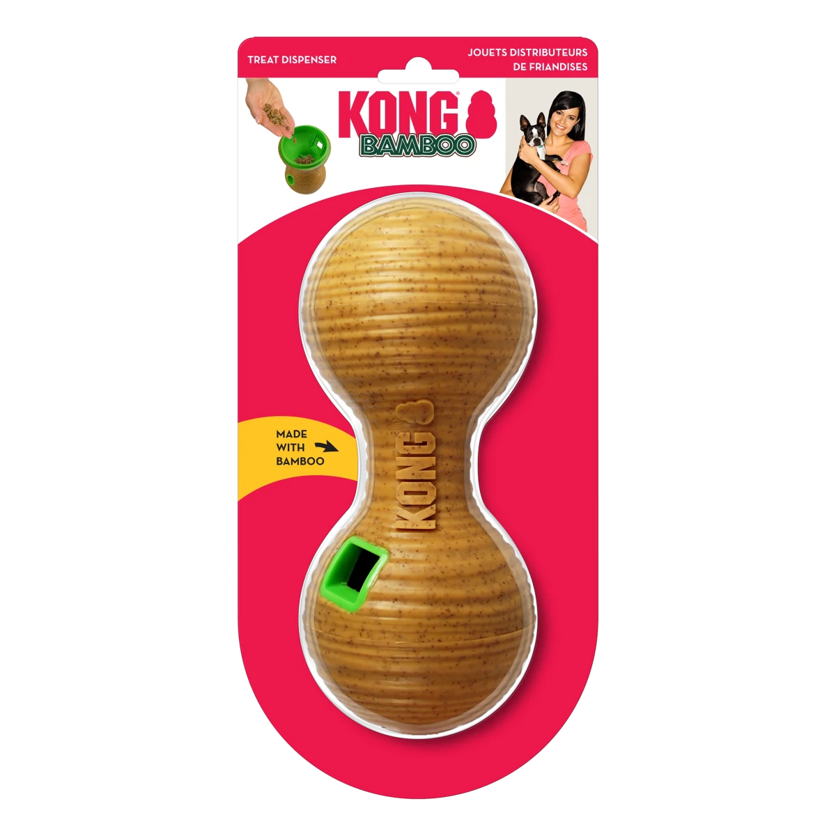 KONG Bamboo Feeder Dumbbell - Petzone Kenya