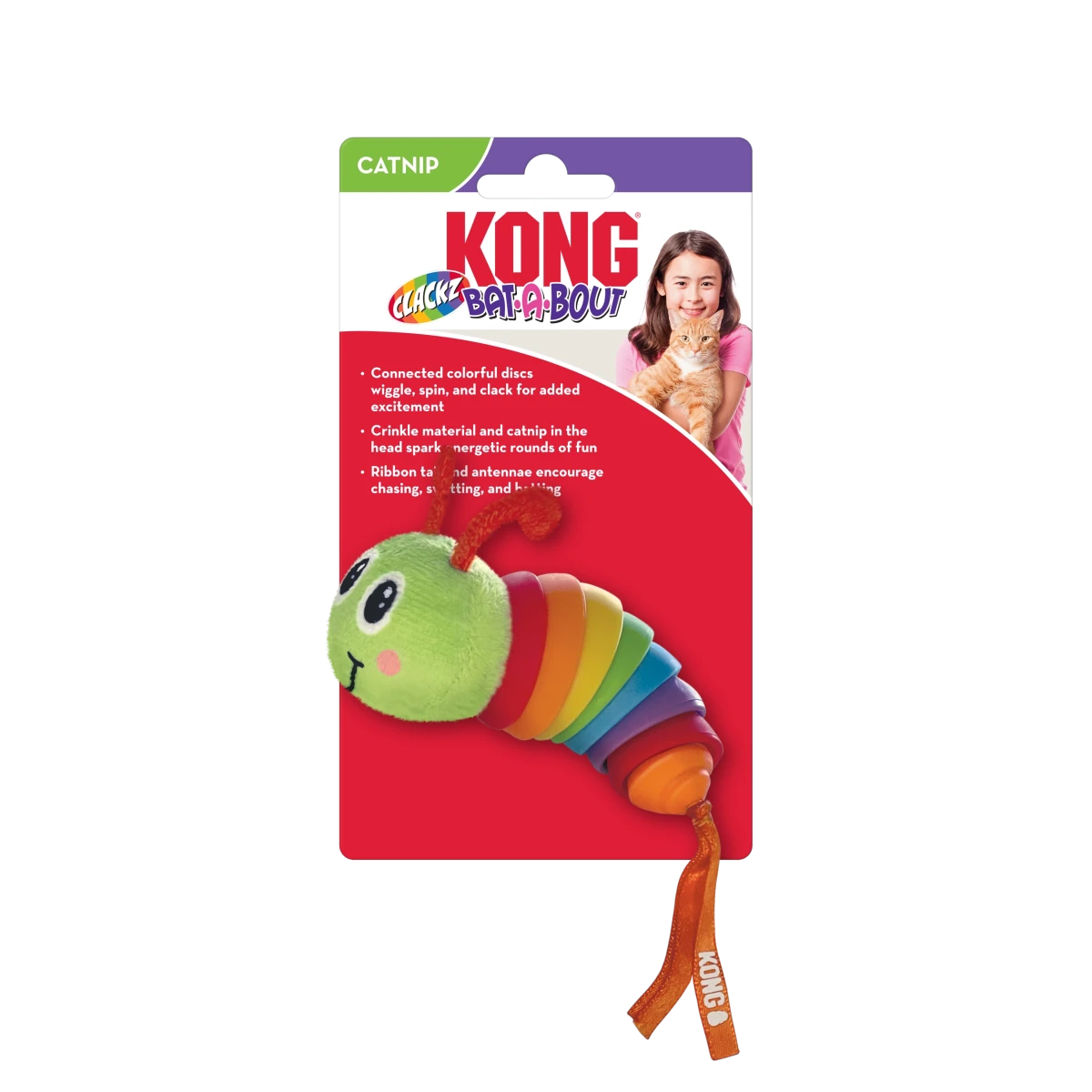 KONG Bat - A - Bout Clackz Caterpillar - Petzone Kenya