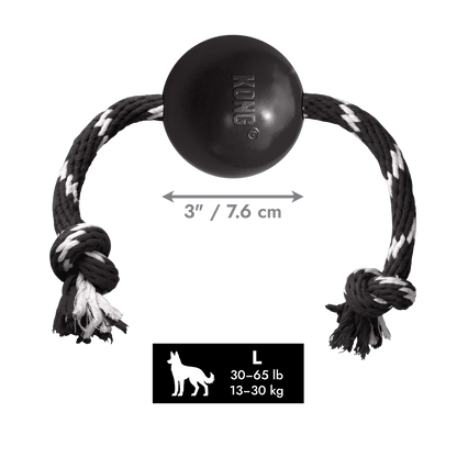 KONG Extreme Ball w/Rope - Petzone Kenya