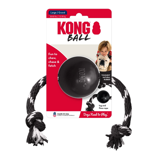 KONG Extreme Ball w/Rope - Petzone Kenya