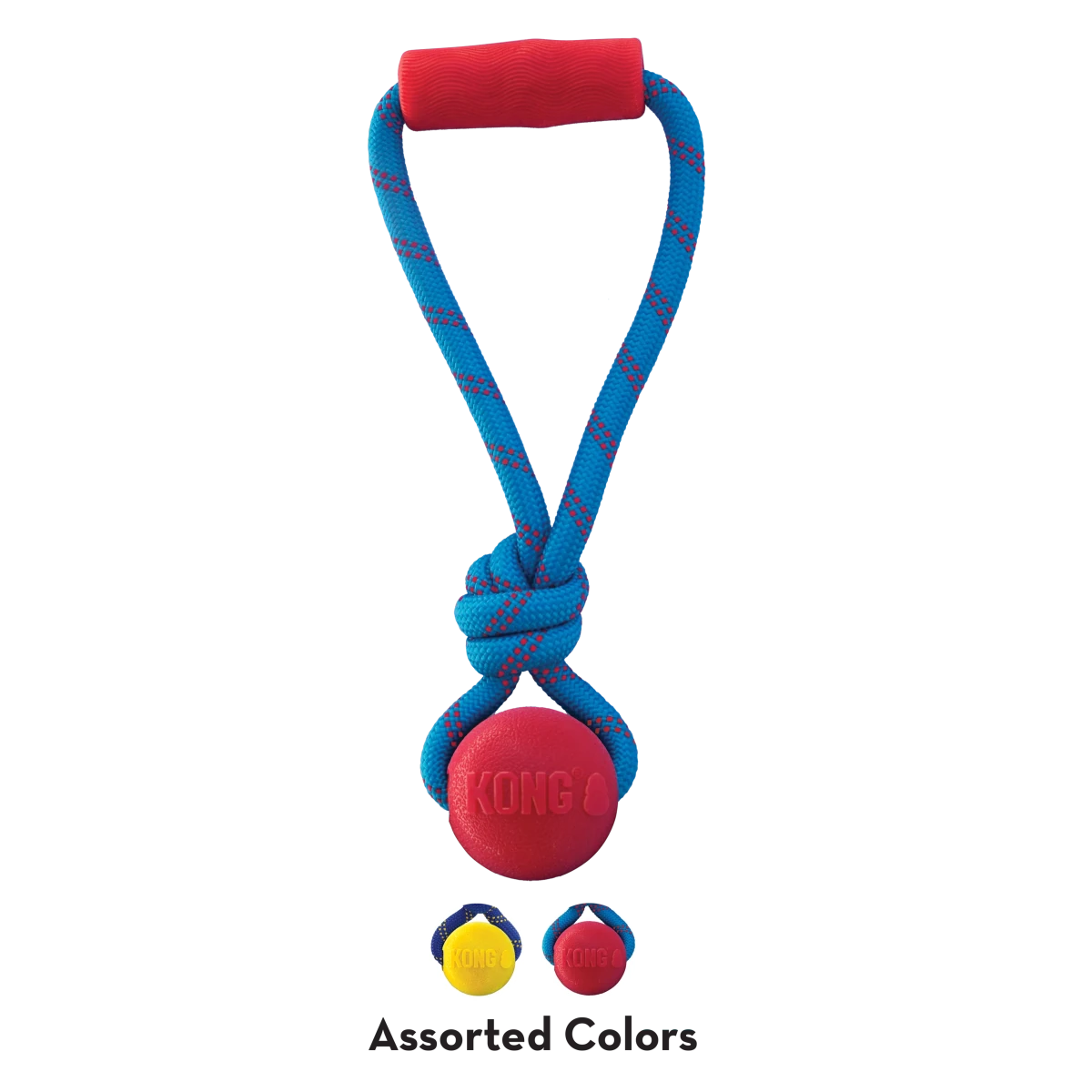 KONG Jaxx Brights Tug w/Ball Assorted - Petzone Kenya