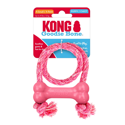 KONG Puppy Goodie Bone w/Rope - Petzone Kenya