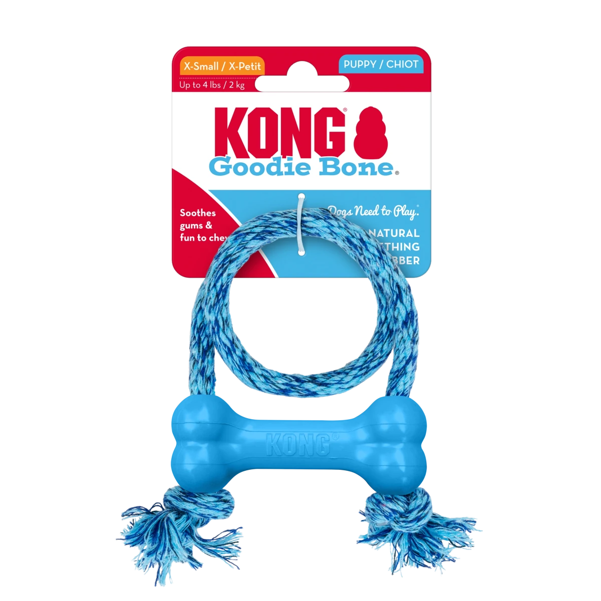 KONG Puppy Goodie Bone w/Rope - Petzone Kenya