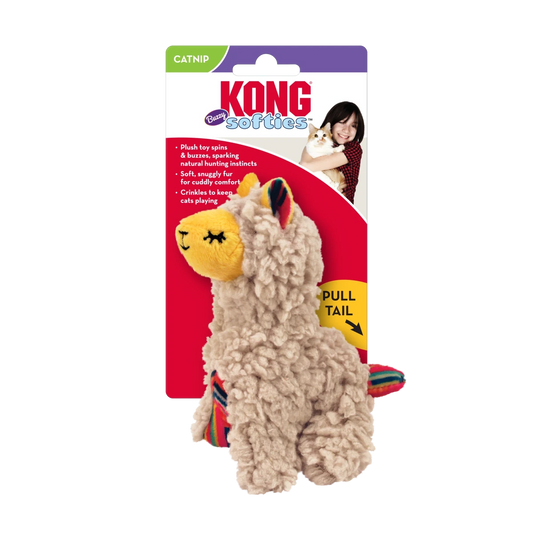 KONG Softies Buzzy Llama - Petzone Kenya
