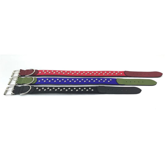 LINO Accesorized Leather Tip Collar