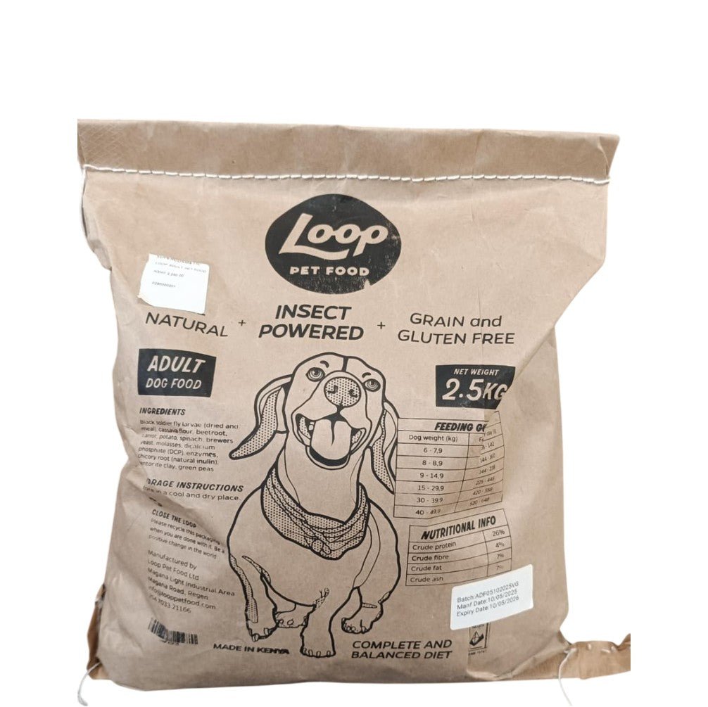 Loop Adult Dog Food Grain - Free Veg Galore - Petzone Kenya