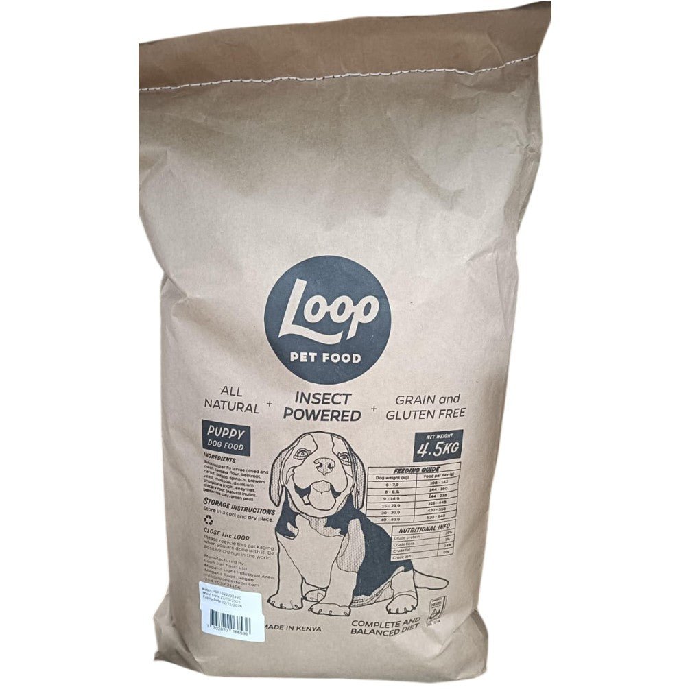 Loop Puppy Food Grain - Free Veg Galore - Petzone Kenya