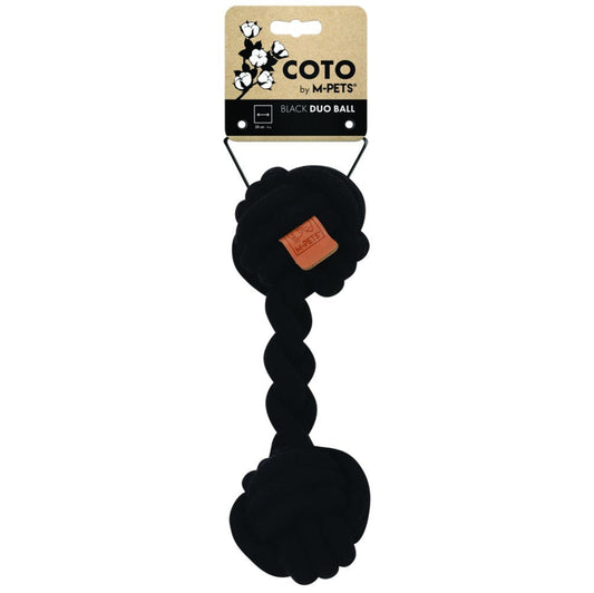 M–Pets COTO Black Duo Ball - 28cm - Petzone Kenya