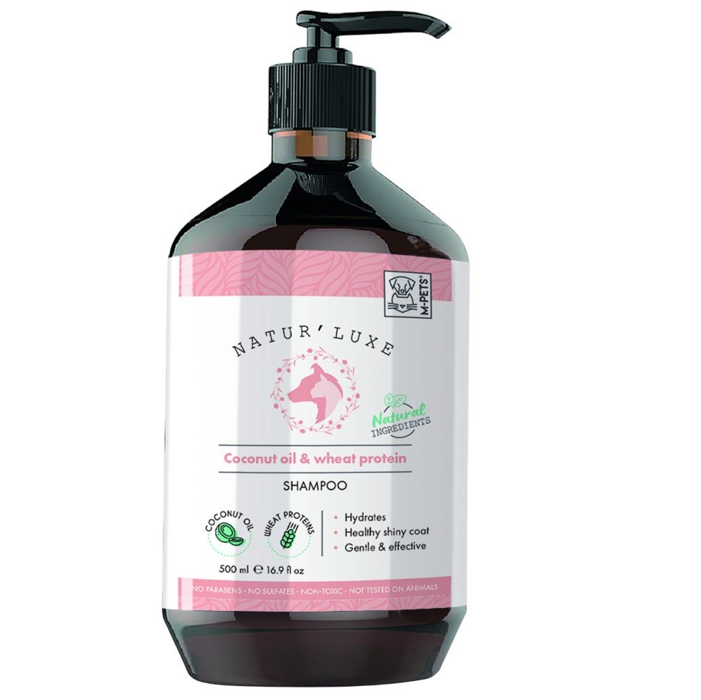 M–Pets NATUR’LUXE Coconut Oil & Wheat Protein – 500ml - Petzone Kenya