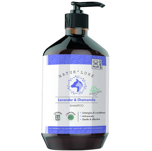 M–Pets NATUR’LUXE Lavender & Chamomile Shampoo – 500ml - Petzone Kenya